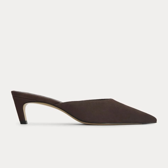 Everlane Shoes - EVERLANE Studio Kitten Heel – Dark Choclolate